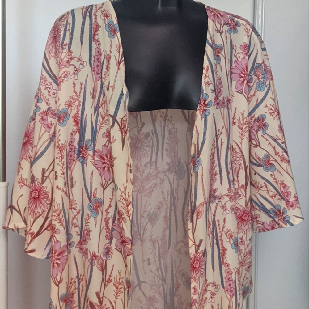 BCBG Generation NWT floral bathing suit cover